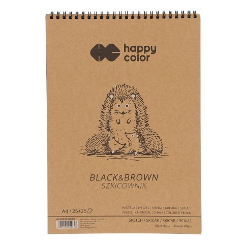 Blok artystyczny Happy Color Happy Color szkicownik A4 80g 50k (HA 3808 2030-BB50) Happy Color Blok artystyczny Happy Color Happy Color szkicownik A4 80g 50k (HA 3808 2030-BB50) Happy Color