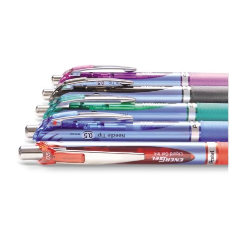 Cienkopis Pentel ENERGEL BLN 75, czarny 0,25mm 4kol. Pentel