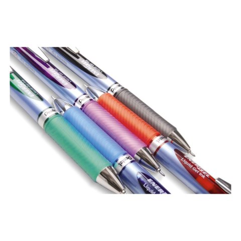 Cienkopis Pentel ENERGEL BLN 75, czarny 0,25mm 4kol. Pentel