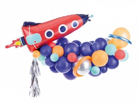Girlanda Partydeco balonowa - Rakieta, mix, 154x130cm (GBN9) Partydeco Girlanda Partydeco balonowa - Rakieta, mix, 154x130cm (GBN9) Partydeco