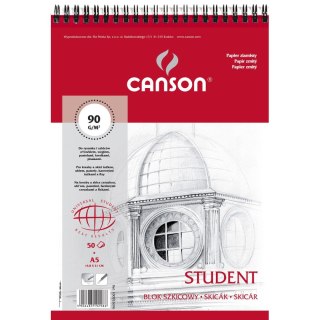 Blok artystyczny Canson Student A5 90g 50k (100553696) Canson