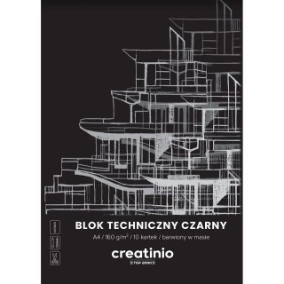 Blok techniczny Top 2000 Creatinio A4 czarny 160g 10k (400176681) Top 2000