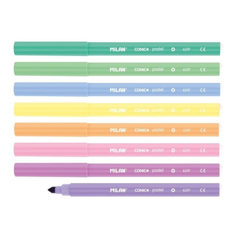 Flamaster Milan pastel 8 kol. (0612308P) Milan Flamaster Milan pastel 8 kol. (0612308P) Milan