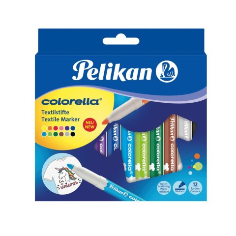 Flamaster Pelikan Colorella textile 814584 12 kol. (300009188) Pelikan Flamaster Pelikan Colorella textile 814584 12 kol. (300009188) Pelikan