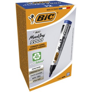 Marker permanentny Bic Marking 2000 niebieski 1,5mm okrągła końcówka (8209143) Bic
