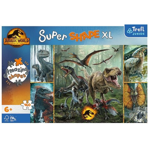 Puzzle Trefl Jurassic World XL Niezwykłe dinozaury 160 el. (50026) Trefl Puzzle Trefl Jurassic World XL Niezwykłe dinozaury 160 el. (50026) Trefl