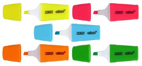 Zakreślacz Cricco mini neon 80 szt, mix (CR390PB80) Cricco