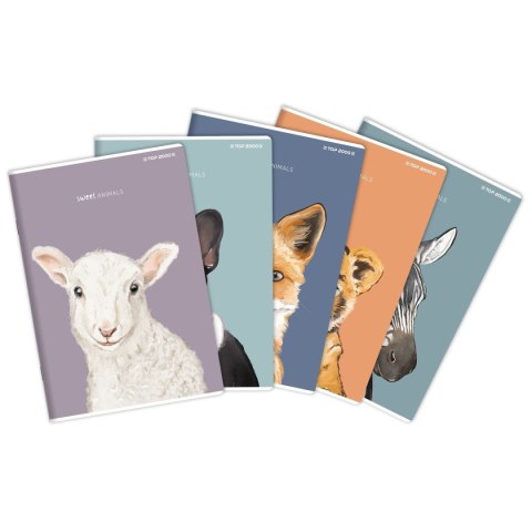 Zeszyt Top 2000 SWEET ANIMAL 400169465 A5 60k. 70g linia Top 2000 Zeszyt Top 2000 SWEET ANIMAL 400169465 A5 60k. 70g linia Top 2000