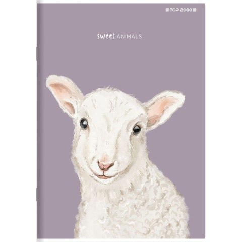 Zeszyt Top 2000 SWEET ANIMAL 400169465 A5 60k. 70g linia Top 2000 Zeszyt Top 2000 SWEET ANIMAL 400169465 A5 60k. 70g linia Top 2000