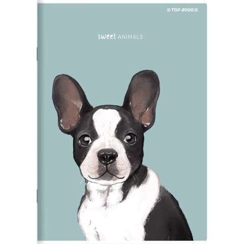 Zeszyt Top 2000 SWEET ANIMAL 400169465 A5 60k. 70g linia Top 2000 Zeszyt Top 2000 SWEET ANIMAL 400169465 A5 60k. 70g linia Top 2000