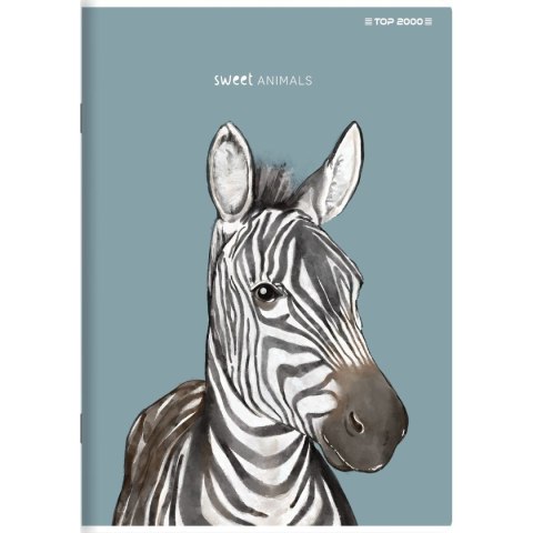 Zeszyt Top 2000 SWEET ANIMAL 400169465 A5 60k. 70g linia Top 2000 Zeszyt Top 2000 SWEET ANIMAL 400169465 A5 60k. 70g linia Top 2000