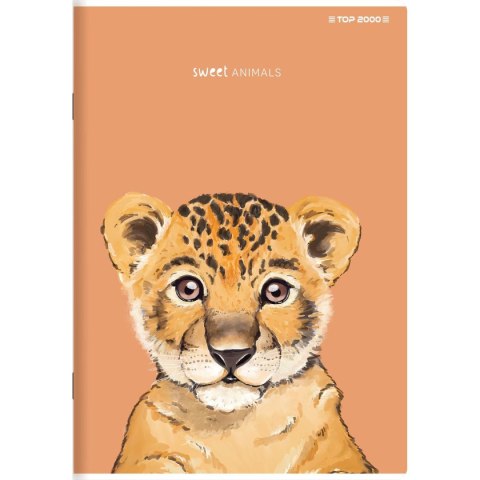 Zeszyt Top 2000 SWEET ANIMAL 400169465 A5 60k. 70g linia Top 2000 Zeszyt Top 2000 SWEET ANIMAL 400169465 A5 60k. 70g linia Top 2000