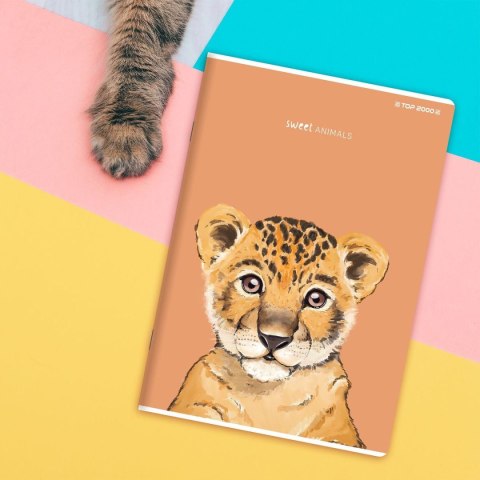 Zeszyt Top 2000 SWEET ANIMAL 400169465 A5 60k. 70g linia Top 2000 Zeszyt Top 2000 SWEET ANIMAL 400169465 A5 60k. 70g linia Top 2000
