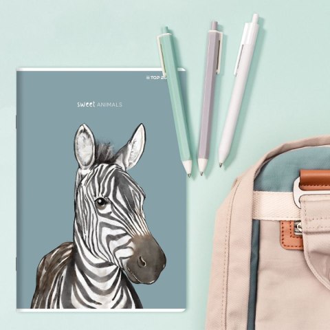Zeszyt Top 2000 SWEET ANIMAL 400169465 A5 60k. 70g linia Top 2000 Zeszyt Top 2000 SWEET ANIMAL 400169465 A5 60k. 70g linia Top 2000