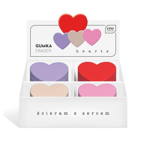 Gumka do mazania Interdruk HEARTS (IGUMKAHEART) Interdruk