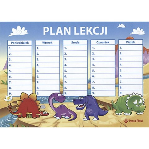 Plan lekcji Panta Plast (0424-0007-99) Panta Plast