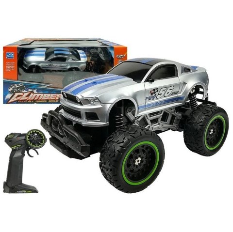 Samochód Lean Zdalnie Sterowane R/C 6.5 km/h Wysokie Koła Srebrne (6662) Lean Samochód Lean Zdalnie Sterowane R/C 6.5 km/h Wysokie Koła Srebrne (6662) Lean