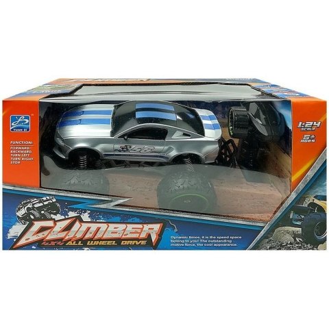 Samochód Lean Zdalnie Sterowane R/C 6.5 km/h Wysokie Koła Srebrne (6662) Lean Samochód Lean Zdalnie Sterowane R/C 6.5 km/h Wysokie Koła Srebrne (6662) Lean