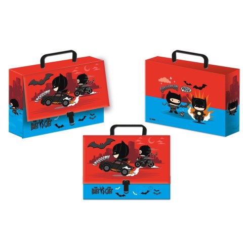 Teczka kartonowa na zatrzask BATMAN z rączką A4 mix Beniamin (2122) Beniamin Teczka kartonowa na zatrzask BATMAN z rączką A4 mix Beniamin (2122) Beniamin