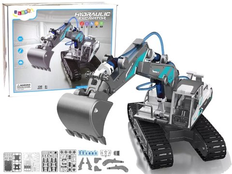 Zestaw kreatywny do składania Lean Koparka Hydrauliczna Gąsiennicowa DIY Do złożenia 130 elementów (12416) Lean Zestaw kreatywny do składania Lean Koparka Hydrauliczna Gąsiennicowa DIY Do złożenia 130 elementów (12416) Lean