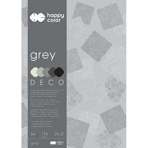 Zeszyt papierów kolorowych Happy Color A4 170g 20k (HA 3717 2030-082) Happy Color Zeszyt papierów kolorowych Happy Color A4 170g 20k (HA 3717 2030-082) Happy Color