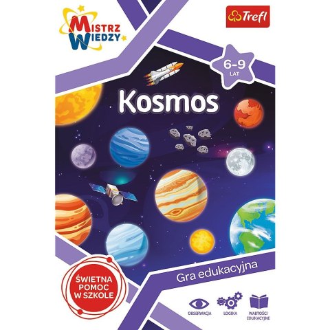 Gra edukacyjna Trefl Kosmos z Serii Mistrz Wiedzy Kosmos (01956) Trefl