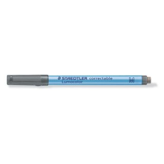 Marker zmywalny Staedtler Lumocolor Correctable M czarne 1,0mm okrągła końcówka (S 305 M-9) Staedtler