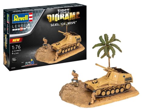 Model do sklejania Revell Sd.Kfz. 124 Wespe - First Diorama Set (03334) Revell