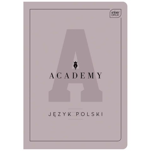 Zeszyt tematyczny Interdruk ACADEMY A5 60k. 90g linia (ZE60=POLACA) Interdruk