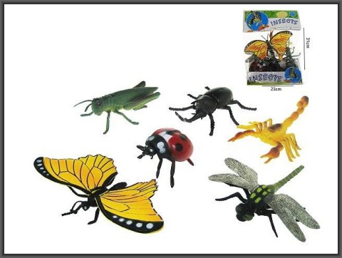 Figurka Hipo Insekty 10cm 6sztuk (HHZ20) Hipo