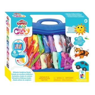 Masa plastyczna dla dzieci Playdoh Air Clay Ultimate Sculpting Studio zestaw kreatywny walizka mix (09158) Playdoh