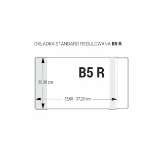 Okładka Biurfol B5R B5 [mm:] 253x356-372 (OZB-45) Biurfol