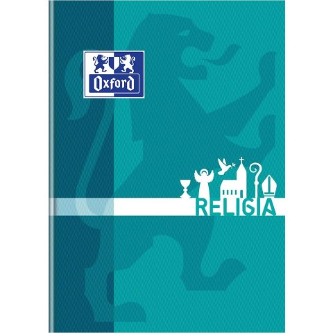 Brulion Oxford religia tematyczny A5 80k. 90g krata [mm:] 148x210 (400150857) Oxford