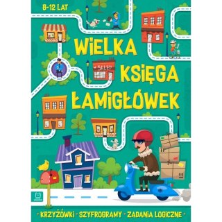 Książeczka edukacyjna Aksjomat Zwierzątka Krzyżówki, szyfrogramy, zadania logiczne. Aksjomat