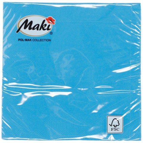 Serwetki Pol-mak niebieski papier [mm:] 330x330 (008) Pol-mak