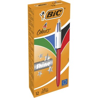 Długopis olejowy Bic SHINE mix 1,0mm (964773) Bic