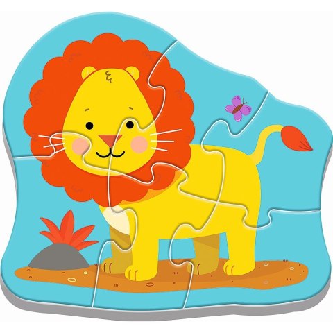 Puzzle Trefl puzzle baby classic zwierzatka na safari 18 el. (36073) Trefl Puzzle Trefl puzzle baby classic zwierzatka na safari 18 el. (36073) Trefl