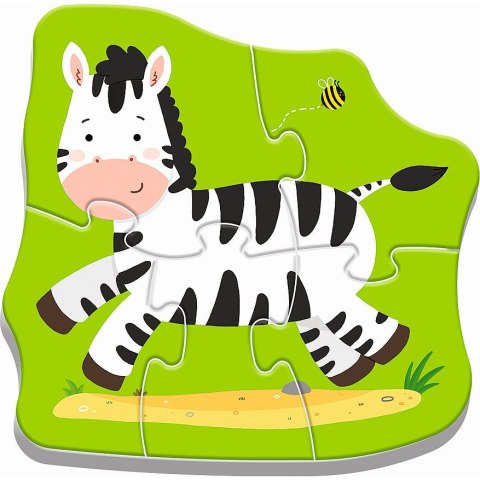 Puzzle Trefl puzzle baby classic zwierzatka na safari 18 el. (36073) Trefl Puzzle Trefl puzzle baby classic zwierzatka na safari 18 el. (36073) Trefl