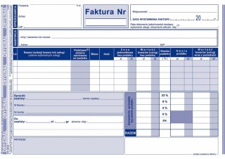 Druk samokopiujący Michalczyk i Prokop Faktura VAT A5 80k. (103-3E) Michalczyk i Prokop