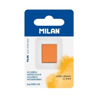 Farby akwarelowe Milan pomarańcz zachodzącego słońca 1 kolor. (05B1125) Milan