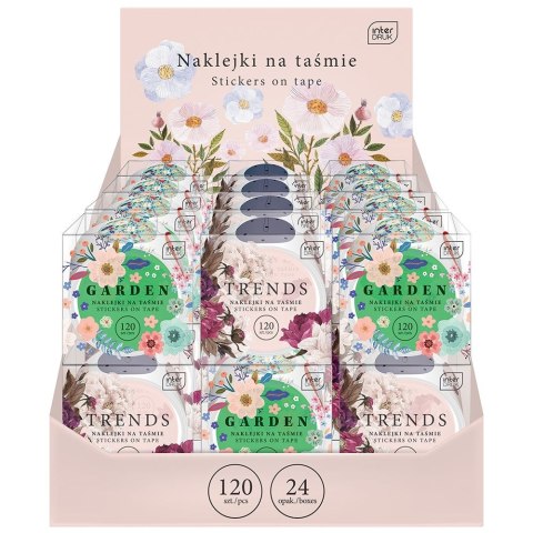 Naklejka (nalepka) Interdruk GLAM 120 szt (na taśmie) Interdruk Naklejka (nalepka) Interdruk GLAM 120 szt (na taśmie) Interdruk
