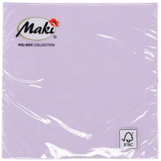 Serwetki Pol-mak lawendowy papier [mm:] 330x330 (45) Pol-mak