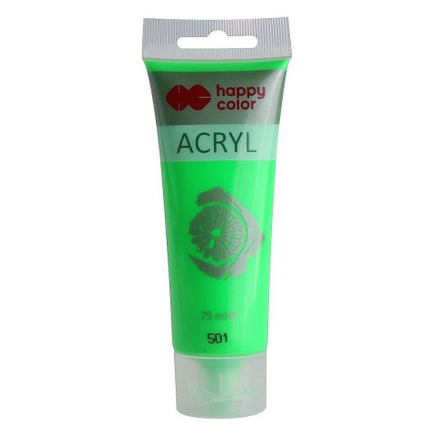 Farba akrylowa Happy Color fluo kolor: zielony fluorescencyjny 75ml (HA 7370 0075-501) Happy Color Farba akrylowa Happy Color fluo kolor: zielony fluorescencyjny 75ml (HA 7370 0075-501) Happy Color
