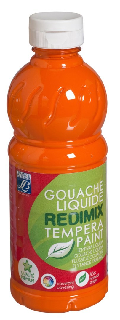 Farba tempera Lefranc&Bourgeois kolor: pomarańczowy 500ml 1 kolor. (188003) Lefranc&Bourgeois Farba tempera Lefranc&Bourgeois kolor: pomarańczowy 500ml 1 kolor. (188003) Lefranc&Bourgeois