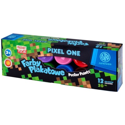 Farby plakatowe Astra Oixel One kolor: mix 20ml 12 kolor. (301221006) Astra Farby plakatowe Astra Oixel One kolor: mix 20ml 12 kolor. (301221006) Astra