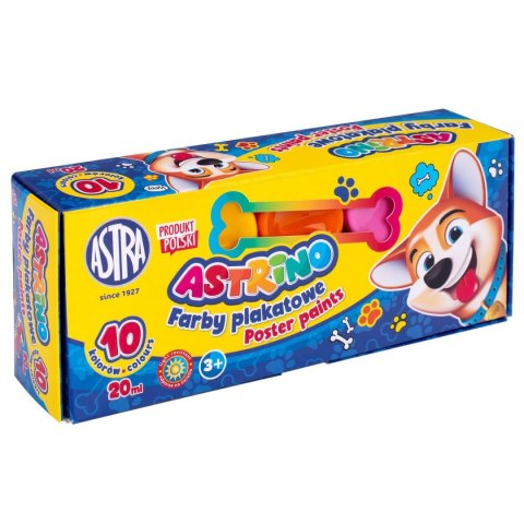 Farby plakatowe Astra kolor: mix 20ml 10 kolor. (303221002) Astra Farby plakatowe Astra kolor: mix 20ml 10 kolor. (303221002) Astra