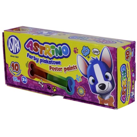 Farby plakatowe Astra kolor: mix 20ml 10 kolor. (303221002) Astra Farby plakatowe Astra kolor: mix 20ml 10 kolor. (303221002) Astra