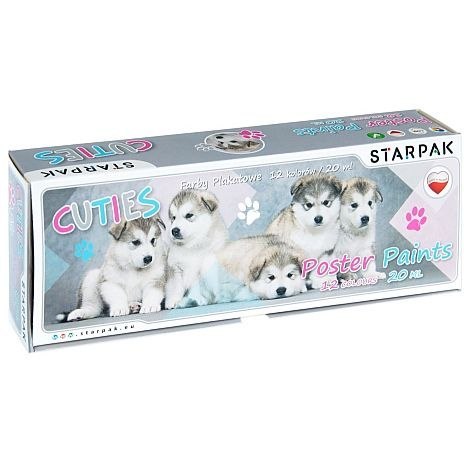 Farby plakatowe Starpak Enchantimals kolor: mix 20ml 12 kolor. (437221) Starpak Farby plakatowe Starpak Enchantimals kolor: mix 20ml 12 kolor. (437221) Starpak