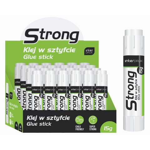 Klej w sztyfcie Interdruk STRONG 15g (IKLSZ15ST) Interdruk