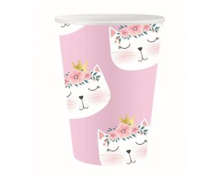 Kubek jednorazowy Godan kotek 6szt. papier 250ml (PG-KPKO) Godan